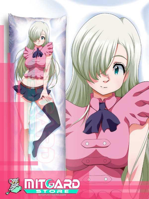 THE SEVEN DEADLY SINS Elizabeth Liones Body pillow case Dakimakura - 2